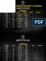 Fixture Final Copa Invierno Corsarios