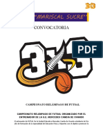 Convocatoria Campeonato 3x3 ESFM - MS 23-1