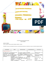 Plan de Procesos Pedagogicos Grado Primero 2015