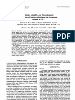 Gibbsite Solubility and Thermodynamic