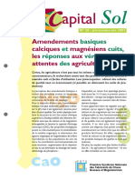 CalSol20 Amendements Minéraux Calciques Et Magnésiens Réponses Aux Questions Fréquemment Posées.