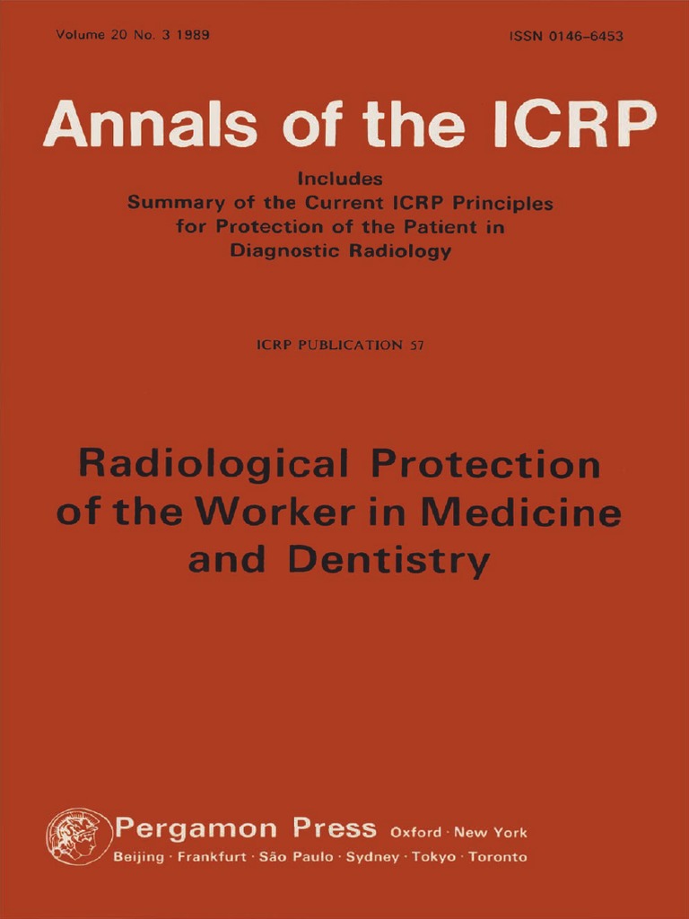 ICRP Annals: Radiation Protection Insights | PDF | Absorbed Dose ...