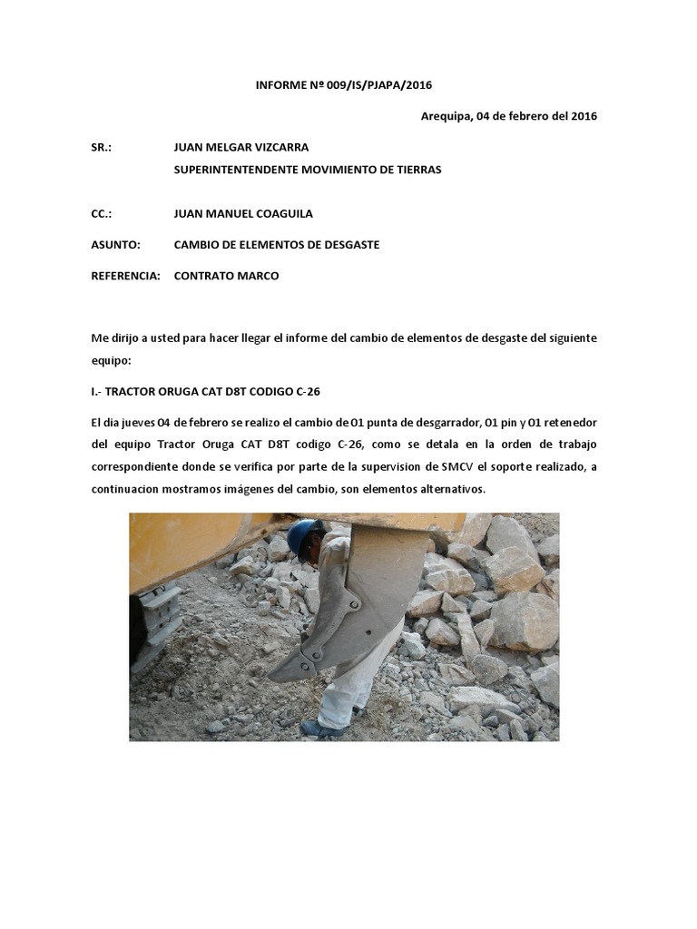 Informe 009 Gets | PDF