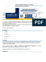 Prova - Estudo Contemporâneo e Transversal Compliance - 53-2023