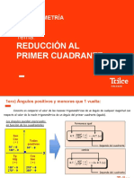 Trigonometría - Reducción Al Primer Cuadrante