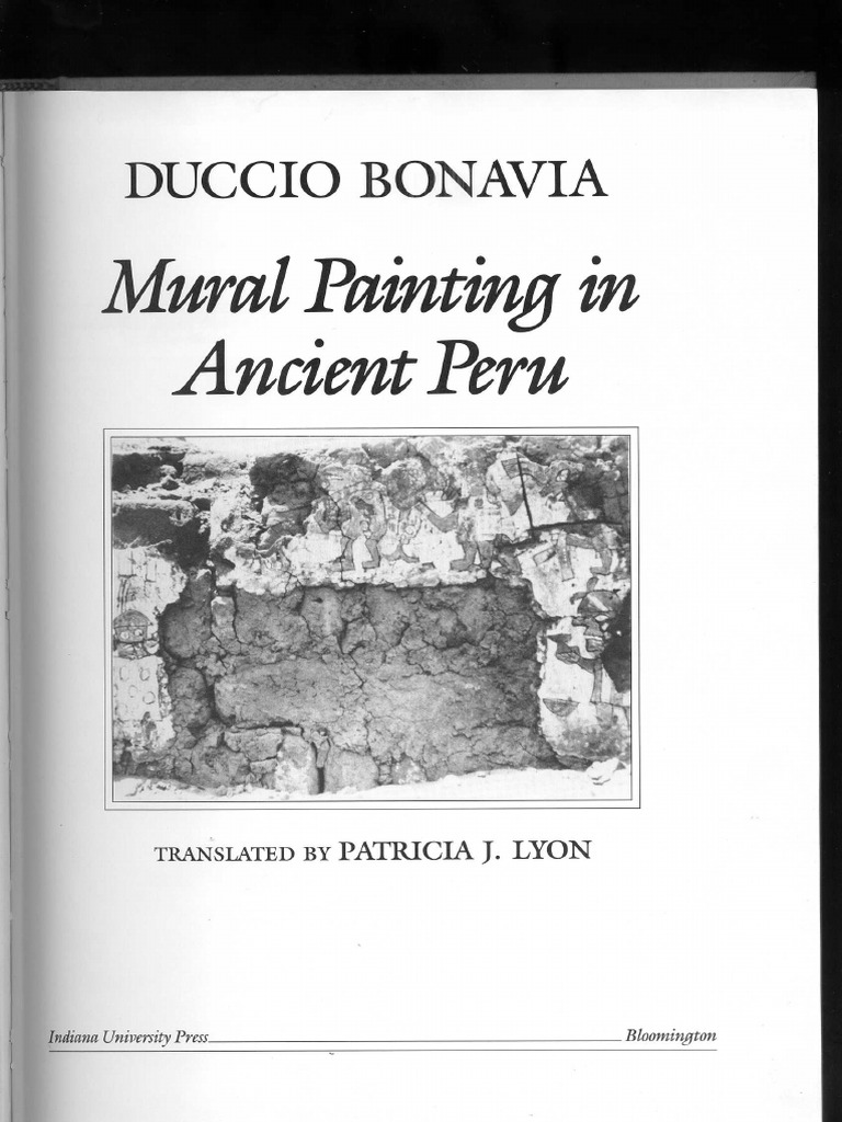 Bonavia-Mural painting in ancient peru | PDF