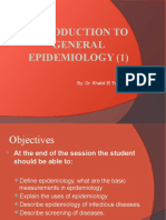 Introduction To General Epidemiology1