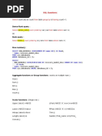 SQL Interview Questions