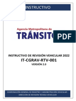 Instructivo Vehicular