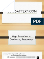 Bumubuo NG Sektor NG Pananalapi - Jer - Observation