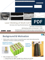 Laser Welding of Multi-Cell Battery Packs