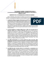 Manifiesto CONGDCA