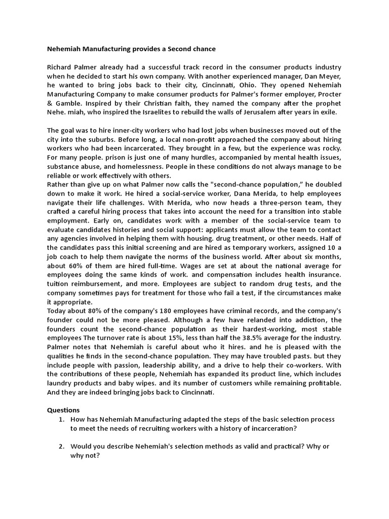 Case 4 pdf employment labor