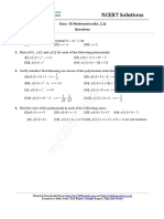 09 Mathematics Ncert ch02 Polynomials Ex 2.2