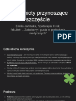 Zabobony I Gusła - Przedmioty Przynoszące Szczęście - Prezentacja