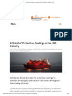 A Shield of Protection - Coatings in The LNG Industry - Safinah Group