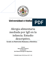 Alergia Alimentaria Mediada Por Ige en La Infancia. Estudio Descriptivo