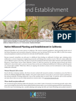 Planting and Establishment: Native Milkweed in California