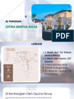 Brosur Rumah Lengkap & Harga Citra Sentul