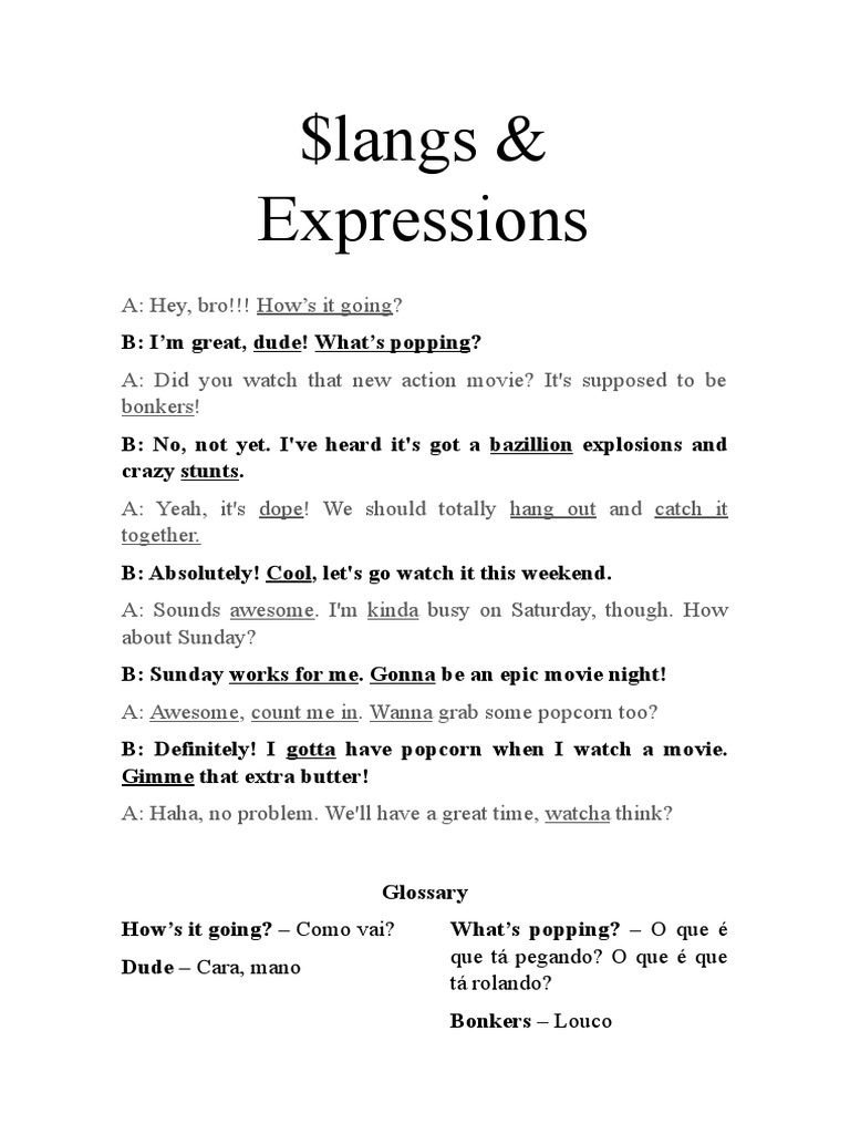 Slangs PDF