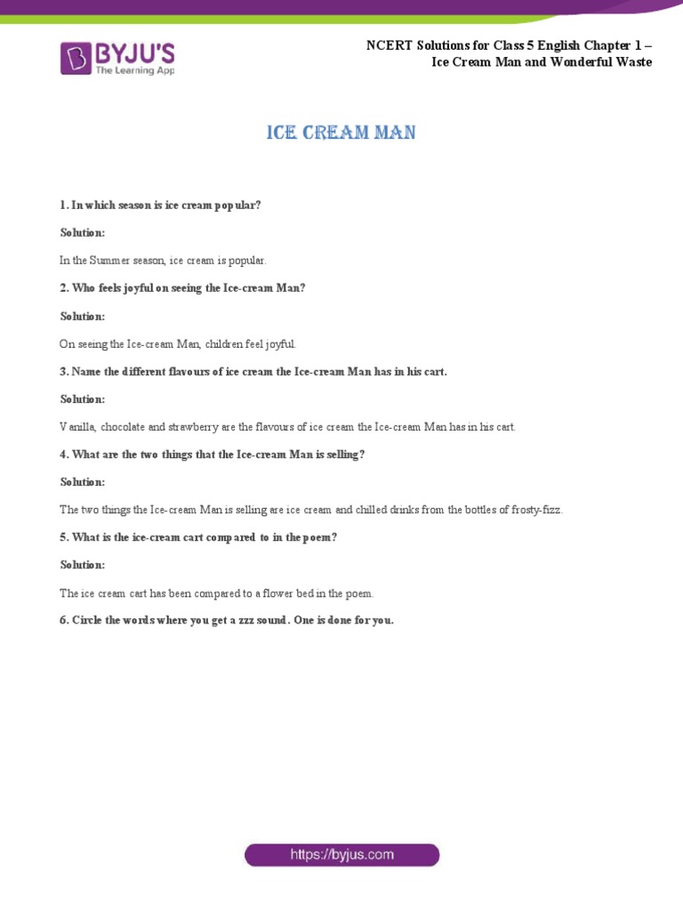 Class 5 English Chapter 2 Wonderful Waste