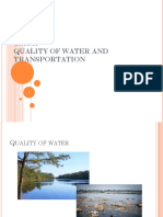 U II Quality of Water and Transportation