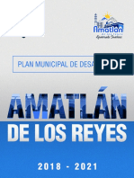 Plan Municipal de Desarrollo Amatlan de Los Reyes 2018-2021