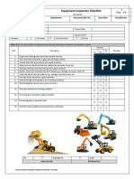 Equipment Inspection Checklist: Inspected By: Reviewed by