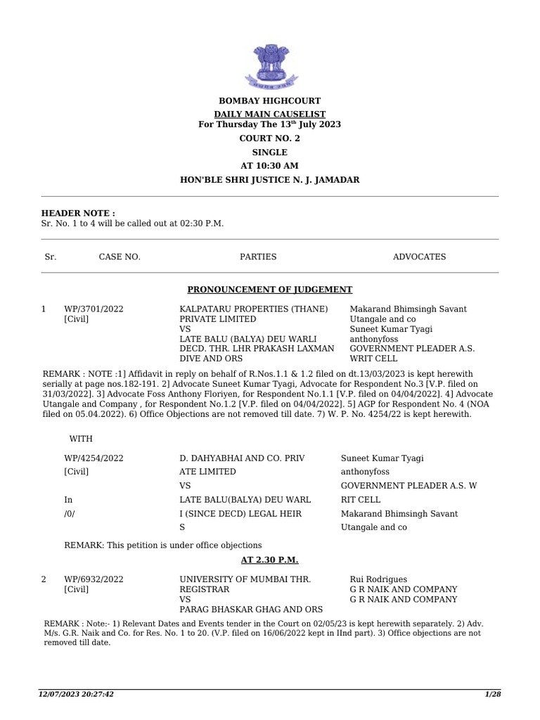 cause-list-pdf-legal-action-separation-of-powers