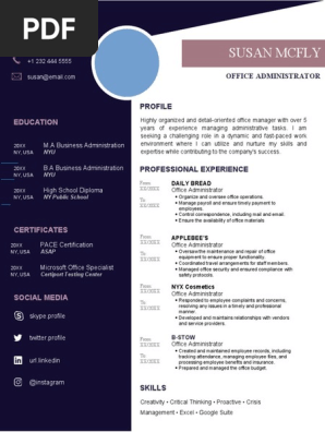 180 Sample Resume