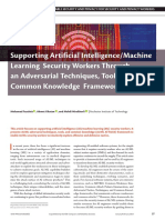 Supporting Artificial Intelligence/Machine Learning Security Workers Through An Adversarial Techniques, Tools, and Common Knowledge Framework