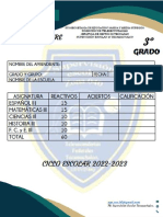 Examen de 3° - Primer Trimestre