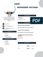 Blue Professional Modern CV Resume