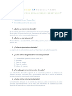 Actividad 3.1 - Cuestionario - Productos Financieros Derivados