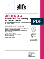 ARDEX X 4 Datos Tecnicos 1