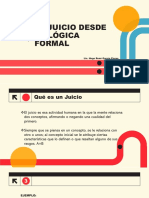 El Juicio Desde La Lógica Formal PDF