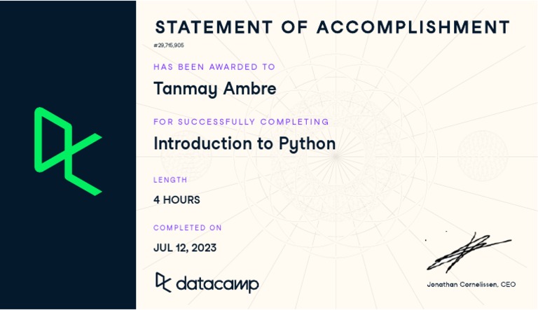 Data - Camp - Intro To Python | PDF