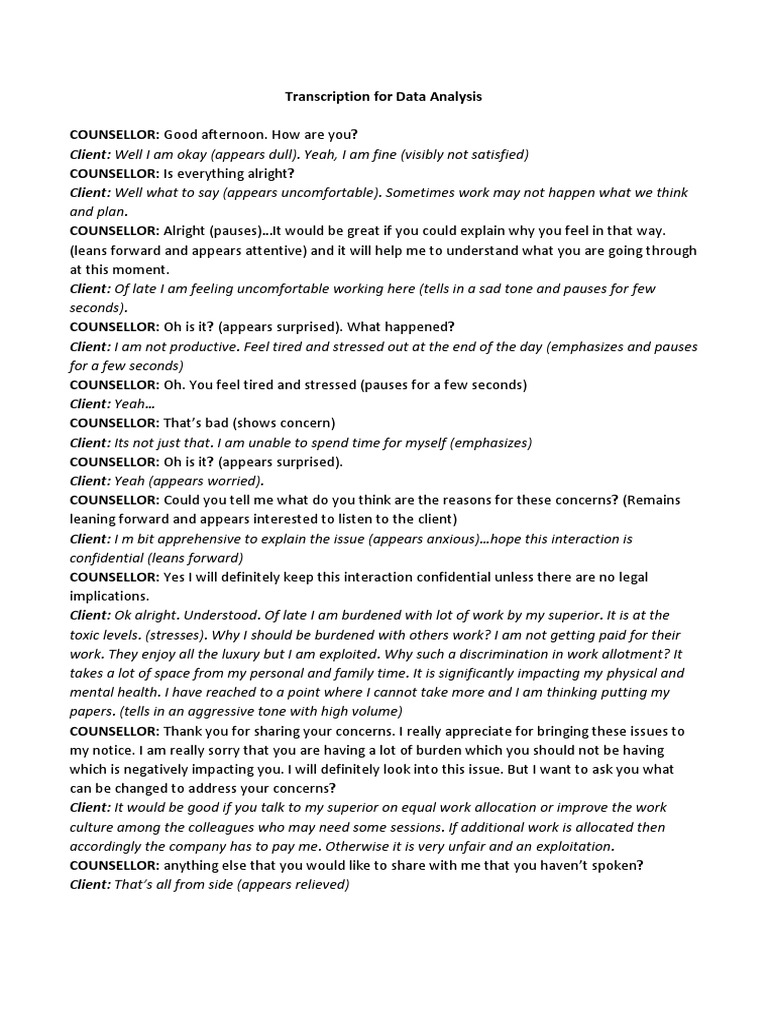 TRANSCRIPTION PROCESS IN QUALITATIVE DATA ANALYSIS PDF intelligence overview