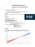 Punto de Equilibrio Finanzas