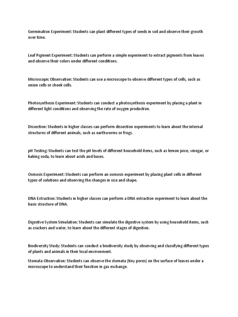 Biology Practical Pdf Tissue Biology Stoma