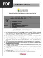 Fumarc 2014 Prefeitura de Belo Horizonte MG Engenheiro Eletricista Prova