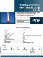 Superturnstile UHF - 2 níveis - Banda Larga - Canal 17