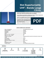 Superturnstile UHF - 2 níveis - Banda Larga - Canal 16