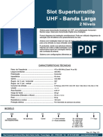 Superturnstile UHF - 2 níveis - Banda Larga - Canal 15