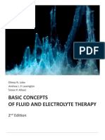 Basic Concepts Fluid and Electrolyte Therapy