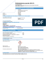 Safety Data Sheet - EN - (37290640) N, N-DIETHYLDODECANAMIDE (KS-21) (3352-87-2)