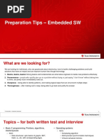 Prep For TI - Embedded SW (With Sample Questions)