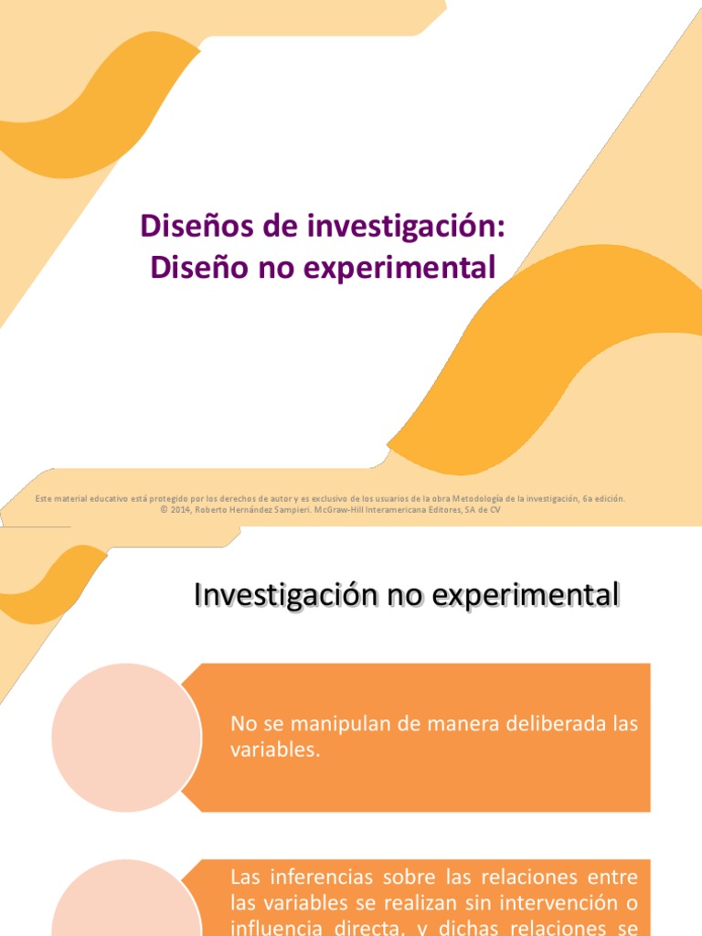 Diseño de investigación no experimental | PDF | Odontología | Evolución