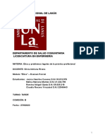 Ética y Problemas Legales de La Práctica Profesiona TP