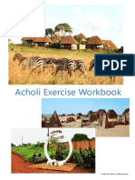 Acholi Excercise Work Book